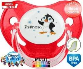 Pingouin + prénom: Sucette Physiologique-su7.fr
