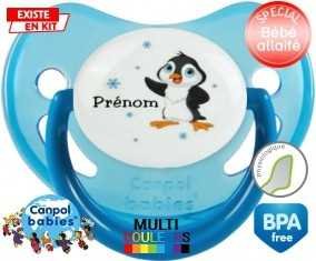 Pingouin + prénom: Sucette Physiologique-su7.fr