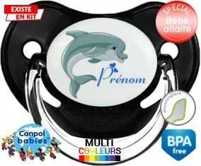 Dauphin + prénom: Sucette Physiologique-su7.fr