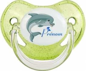 Dauphin + prénom: Sucette Physiologique-su7.fr