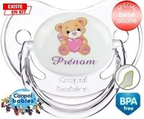 Ourson (fille) + prénom: Sucette Physiologique-su7.fr