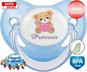 Ourson (fille) + prénom: Sucette Physiologique-su7.fr