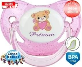 Ourson (fille) + prénom: Sucette Physiologique-su7.fr