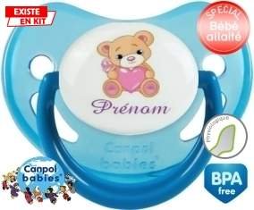 Ourson (fille) + prénom: Sucette Physiologique-su7.fr