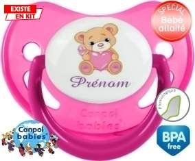 Ourson (fille) + prénom: Sucette Physiologique-su7.fr