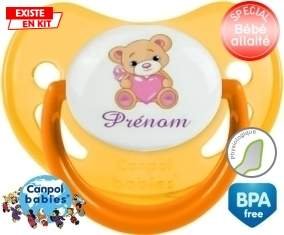 Ourson (fille) + prénom: Sucette Physiologique-su7.fr