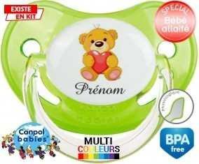 Ourson (garçon) + prénom: Sucette Physiologique-su7.fr