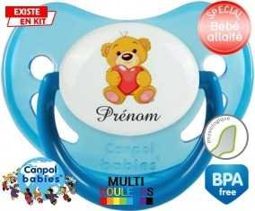 Ourson (garçon) + prénom: Sucette Physiologique-su7.fr