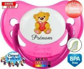 Ourson (garçon) + prénom: Sucette Physiologique-su7.fr