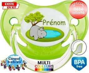 Hypopotame + prénom: Sucette Physiologique-su7.fr
