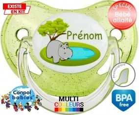 Hypopotame + prénom: Sucette Physiologique-su7.fr