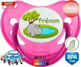 Hypopotame + prénom: Sucette Physiologique-su7.fr