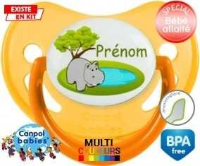 Hypopotame + prénom: Sucette Physiologique-su7.fr