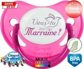 Veux-tu être ma marraine? Style2 : Sucette Physiologique