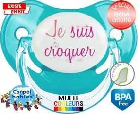 Je suis à croquer modèle fille: Sucette Physiologique-su7.fr