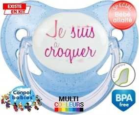 Je suis à croquer modèle fille: Sucette Physiologique-su7.fr