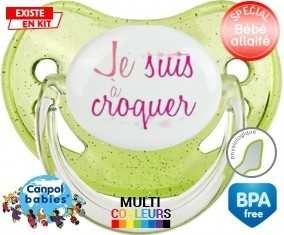 Je suis à croquer modèle fille: Sucette Physiologique-su7.fr