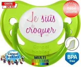 Je suis à croquer modèle fille: Sucette Physiologique-su7.fr