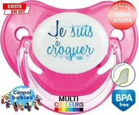 Je suis à croquer modèle garçon: Sucette Physiologique-su7.fr