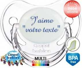 J'aime style3 + prénom: Sucette Physiologique-su7.fr