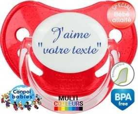 J'aime style3 + prénom: Sucette Physiologique-su7.fr