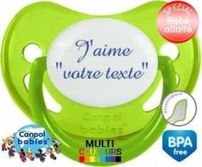 J'aime style3 + prénom: Sucette Physiologique-su7.fr