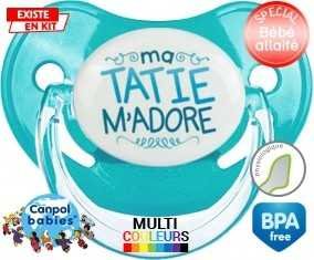Ma tatie m'adore (garçon) : Tétine Physiologique personnalisée