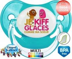 Je kiff les glaces comme ma soeur : Sucette Physiologique personnalisée