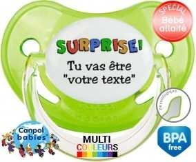 Surprise tu vas être... + prénom: Sucette Physiologique-su7.fr