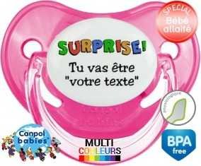 Surprise tu vas être... + prénom: Sucette Physiologique-su7.fr