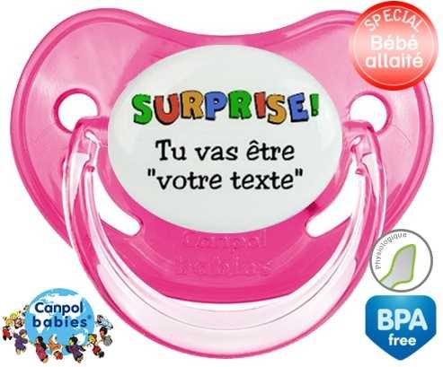 Surprise tu vas être... + prénom: Sucette Physiologique-su7.fr