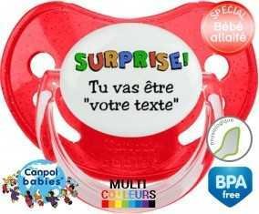 Surprise tu vas être... + prénom: Sucette Physiologique-su7.fr