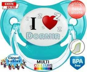 I love dormir : Sucette Physiologique personnalisée