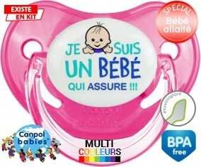 Je suis un bébé qui assure style2: Sucette Physiologique-su7.fr