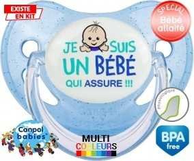 Je suis un bébé qui assure style2: Sucette Physiologique-su7.fr