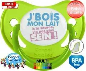 Je bois mon lait à la source style2: Sucette Physiologique-su7.fr
