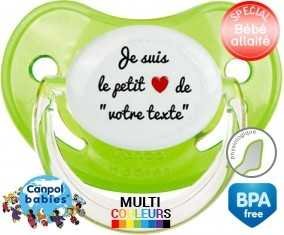 Je suis le petit cœur de... Style2 + prénom: Sucette