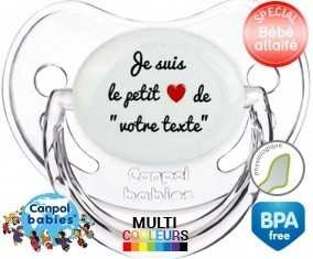 Je suis le petit cœur de... Style2 + prénom: Sucette