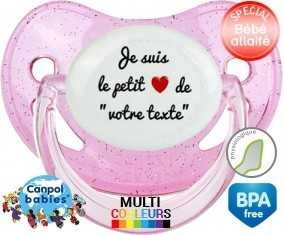 Je suis le petit cœur de... Style2 + prénom: Sucette