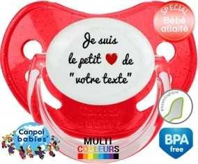 Je suis le petit cœur de... Style2 + prénom: Sucette