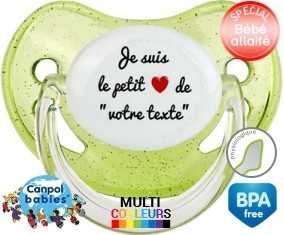 Je suis le petit cœur de... Style2 + prénom: Sucette