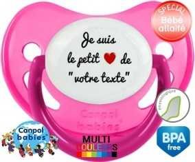 Je suis le petit cœur de... Style2 + prénom: Sucette