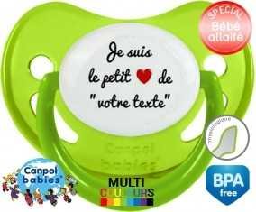 Je suis le petit cœur de... Style2 + prénom: Sucette