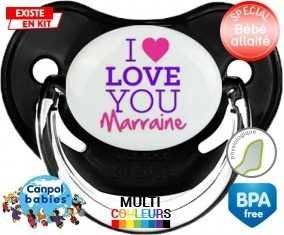 I love you marraine style2: Sucette Physiologique-su7.fr