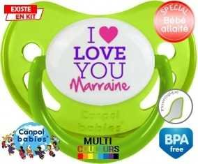 I love you marraine style2: Sucette Physiologique-su7.fr