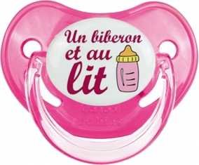 Un biberon et au lit modèle fille: Sucette Physiologique-su7.fr