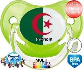 Drapeau algérie + prénom: Sucette Physiologique-su7.fr