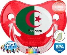 Drapeau algérie + prénom: Sucette Physiologique-su7.fr