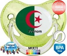 Drapeau algérie + prénom: Sucette Physiologique-su7.fr