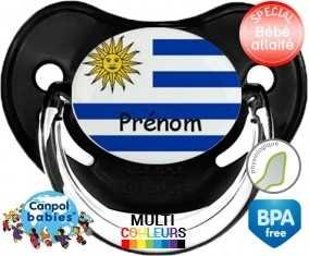 Drapeau uruguay + prénom: Sucette Physiologique-su7.fr